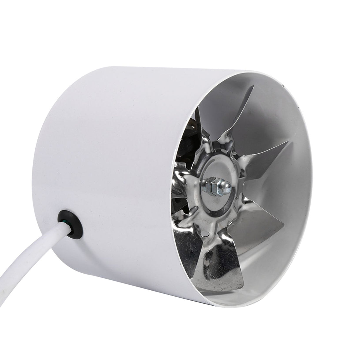 Inline Duct Fan Exhaust Ventilation Home Indoor Air Vent Cooling Steel Blade 220V 20W