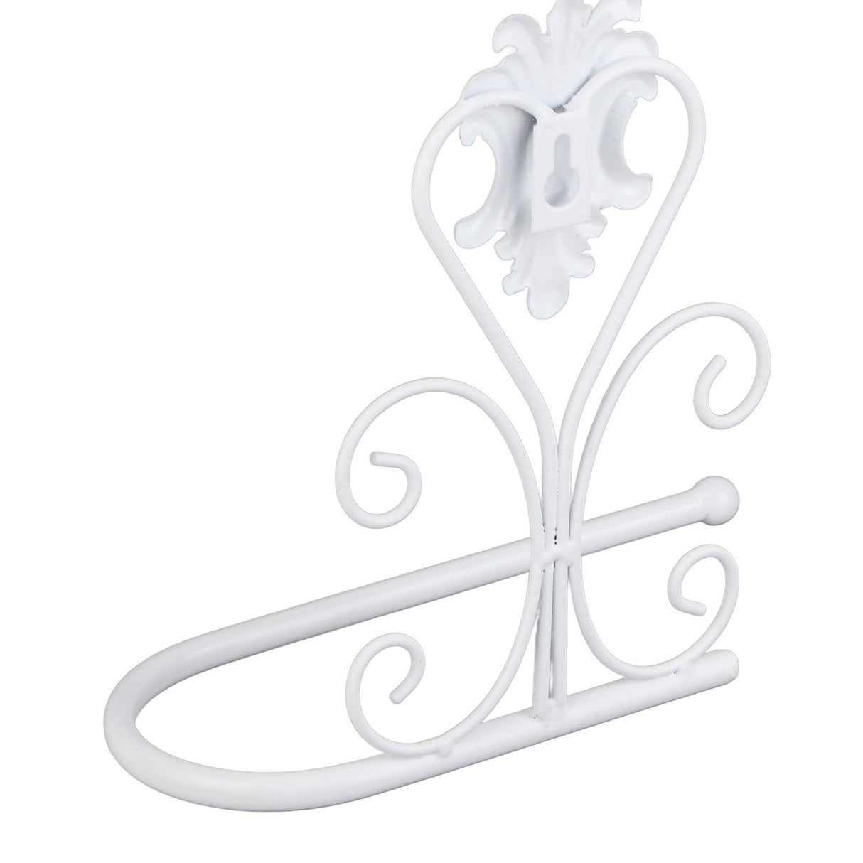 Paper Towel Holder Wall mounted Tissue Rack for Kitchen Bathroom (White)