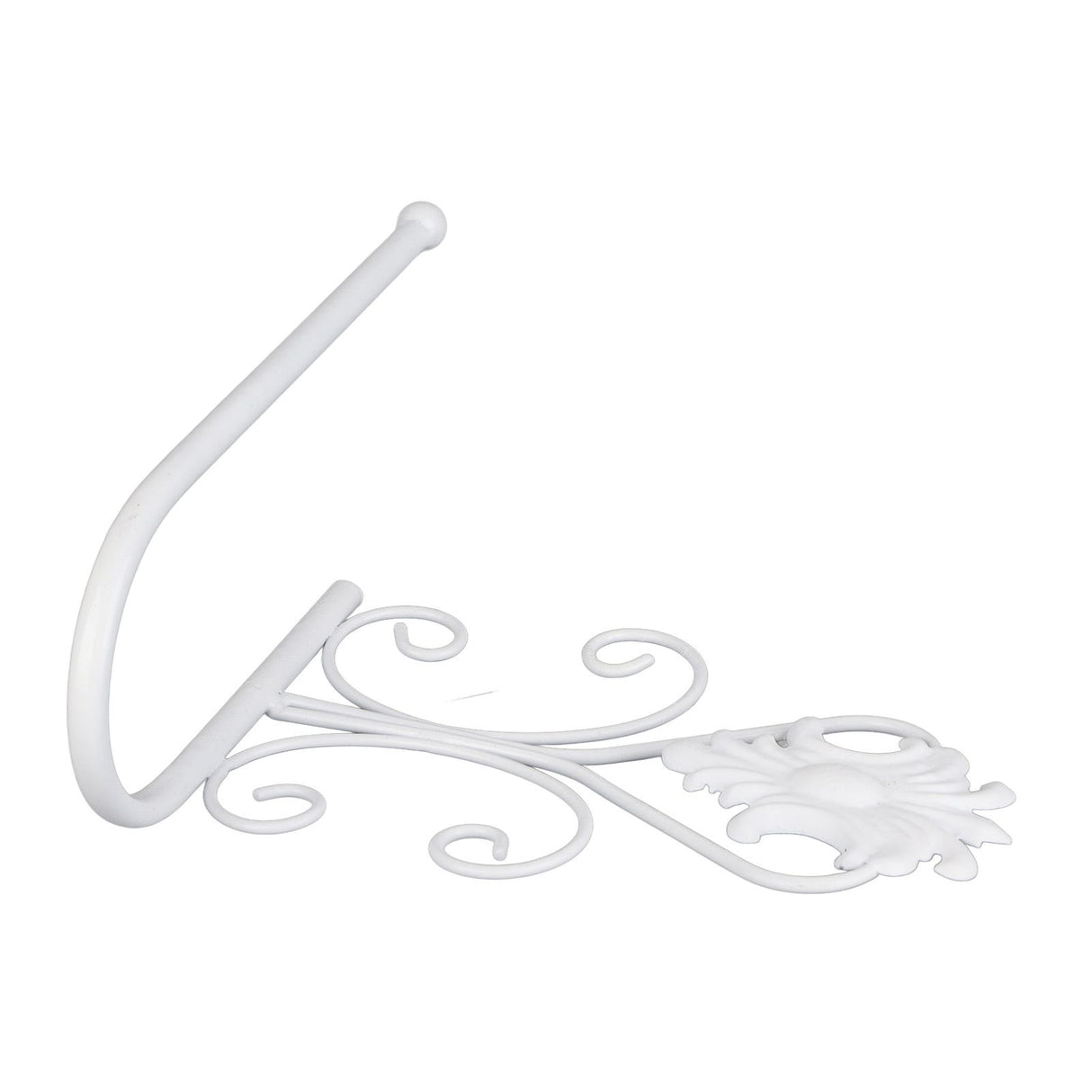 Paper Towel Holder Wall mounted Tissue Rack for Kitchen Bathroom (White)