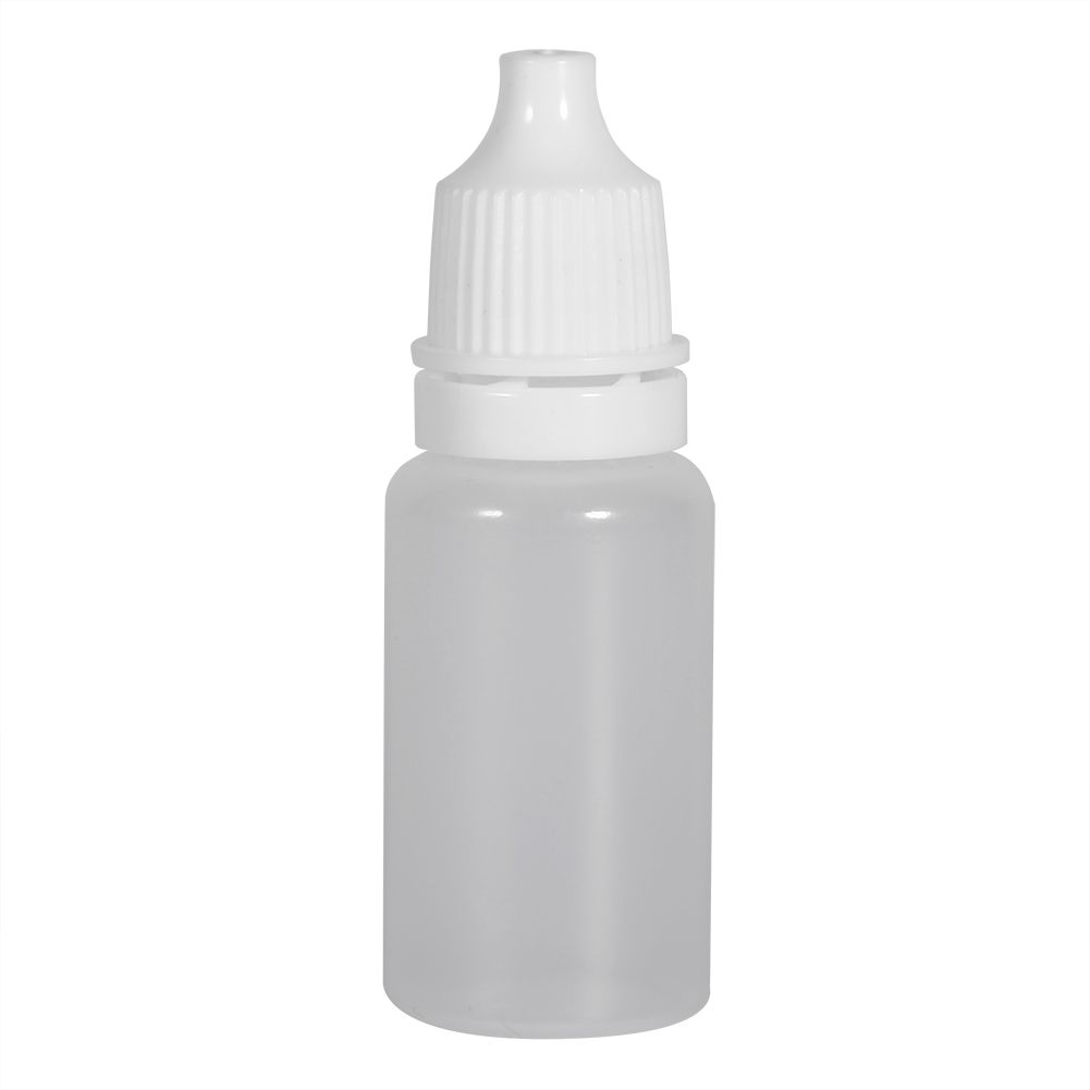 50PCS 10ml Volume Empty Plastic Squeezable Bottles Eye Liquid Container Dropper