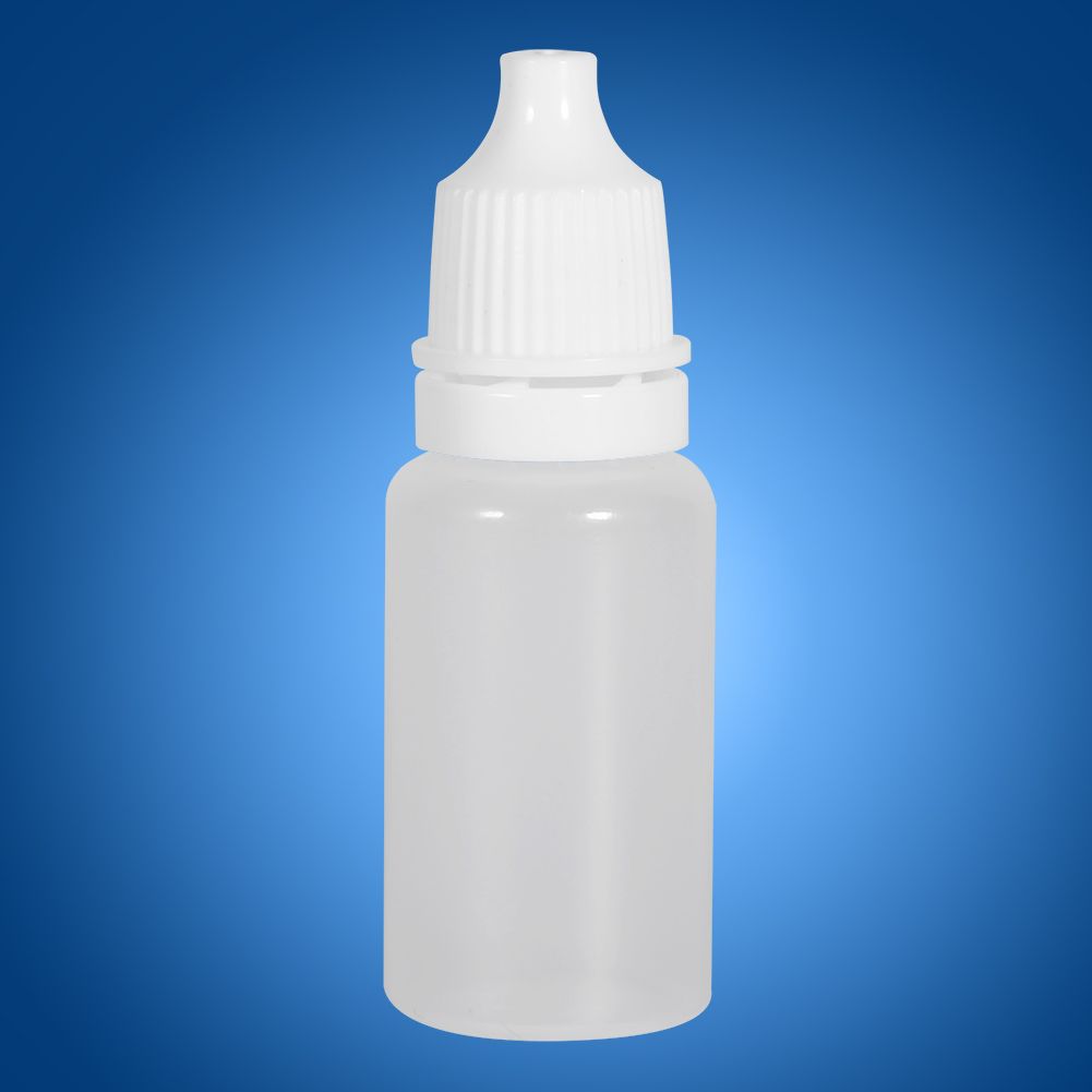 50PCS 10ml Volume Empty Plastic Squeezable Bottles Eye Liquid Container Dropper