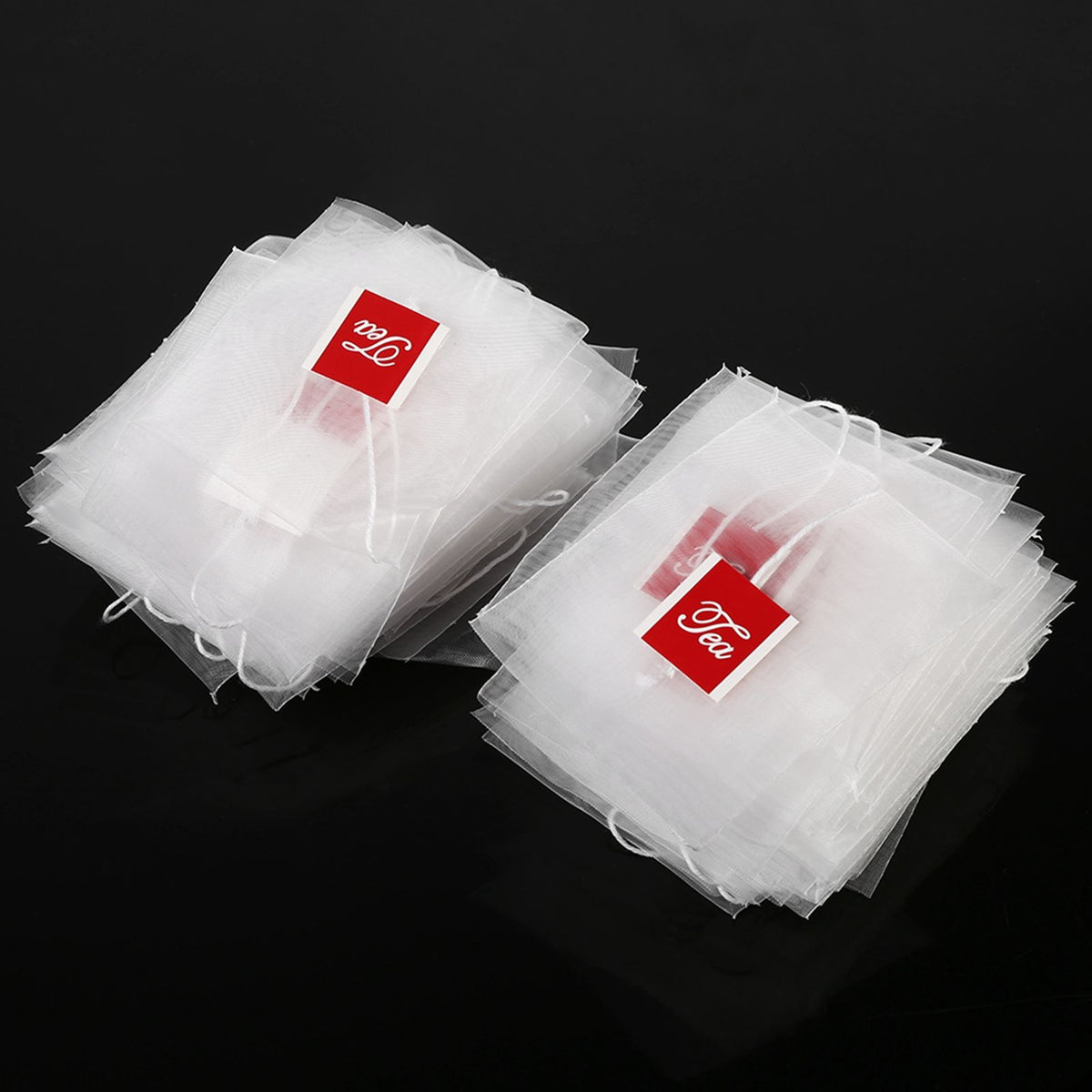 100Pcs New Style Nylon Empty Tea Infuser Herb Spice Filter Strainer Bags With String Household