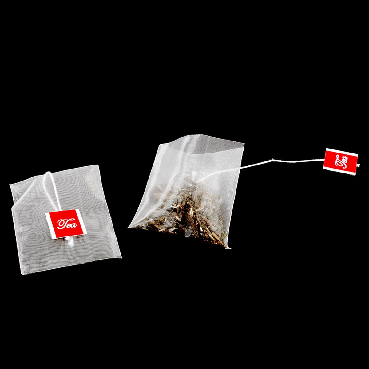 100Pcs New Style Nylon Empty Tea Infuser Herb Spice Filter Strainer Bags With String Household