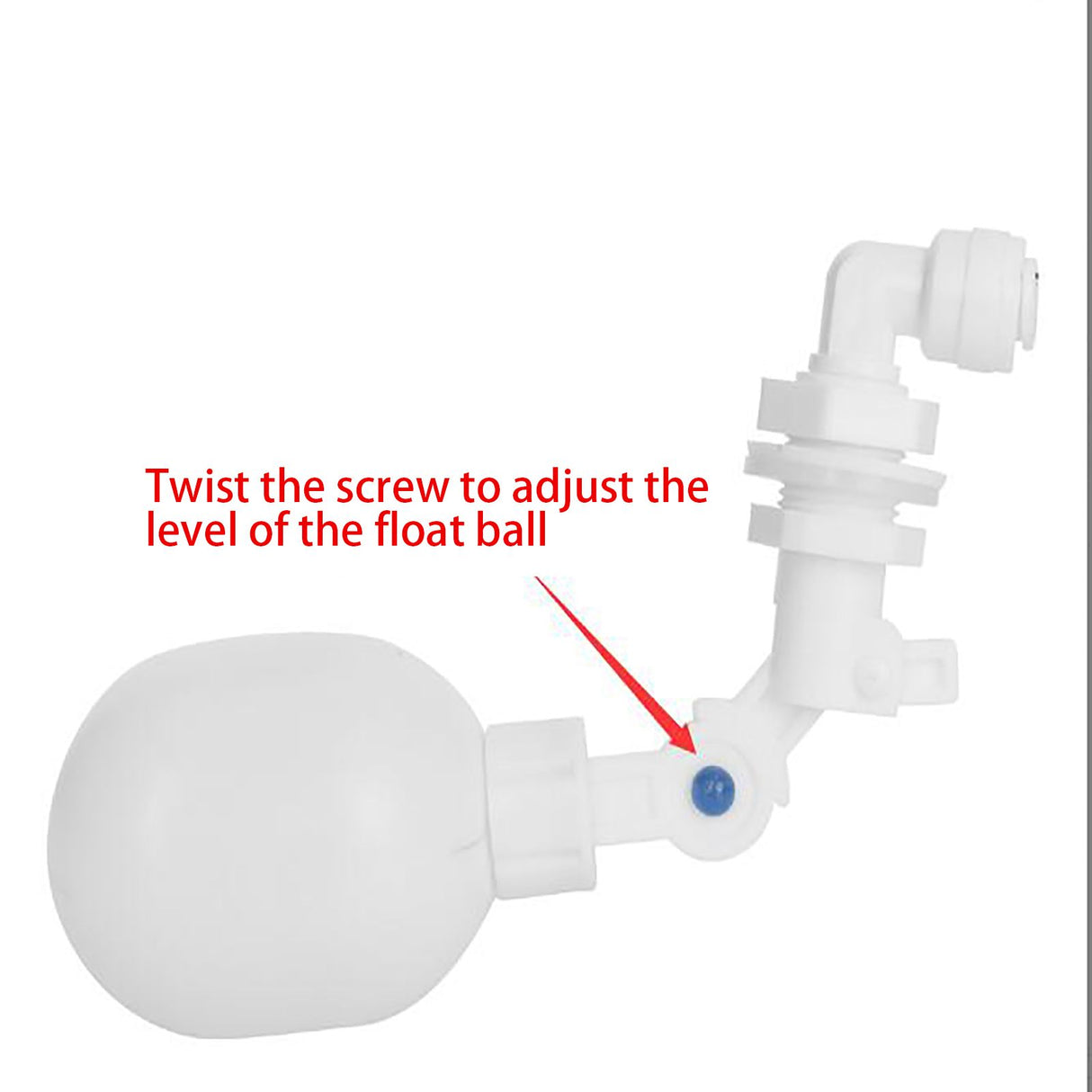 Mini Plastic Adjustable Float Valve For Aquarium RO DI Reverse Osmosis System