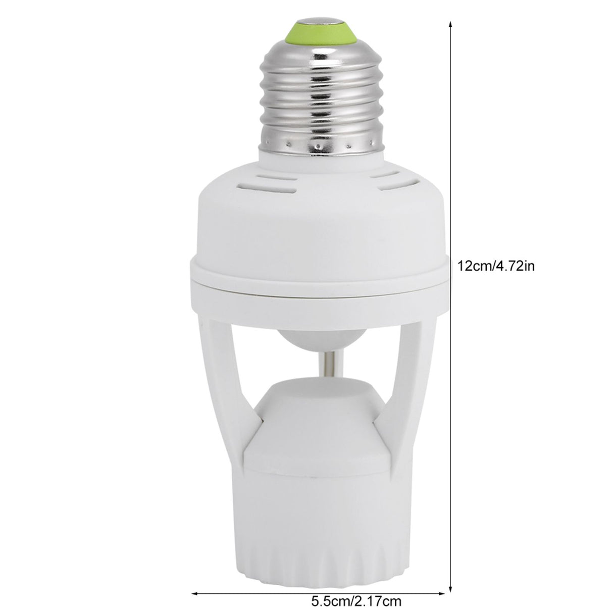E27 LED Lamp Bulb Holder Light Switch Socket Adjustable Infrared Motion Sensor AC110-240V