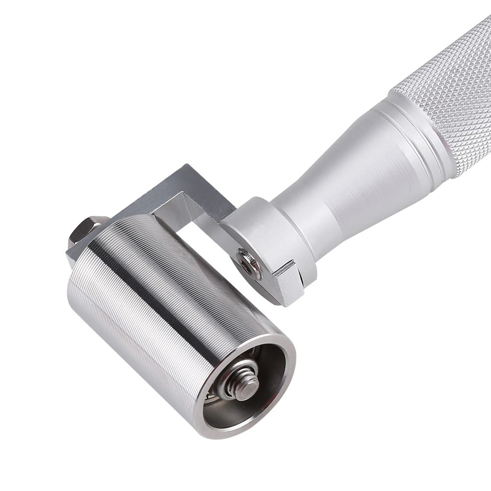 40mm Stainless Steel Flat Pressure Roller Wallpaper Apply DIY Hand Roller Plate Tool