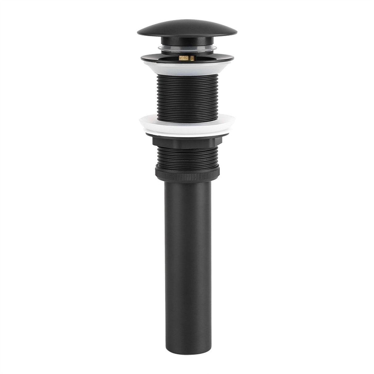 Kitchen Bathroom Basin Sink Solid Brass Popup Drain Stopper Black