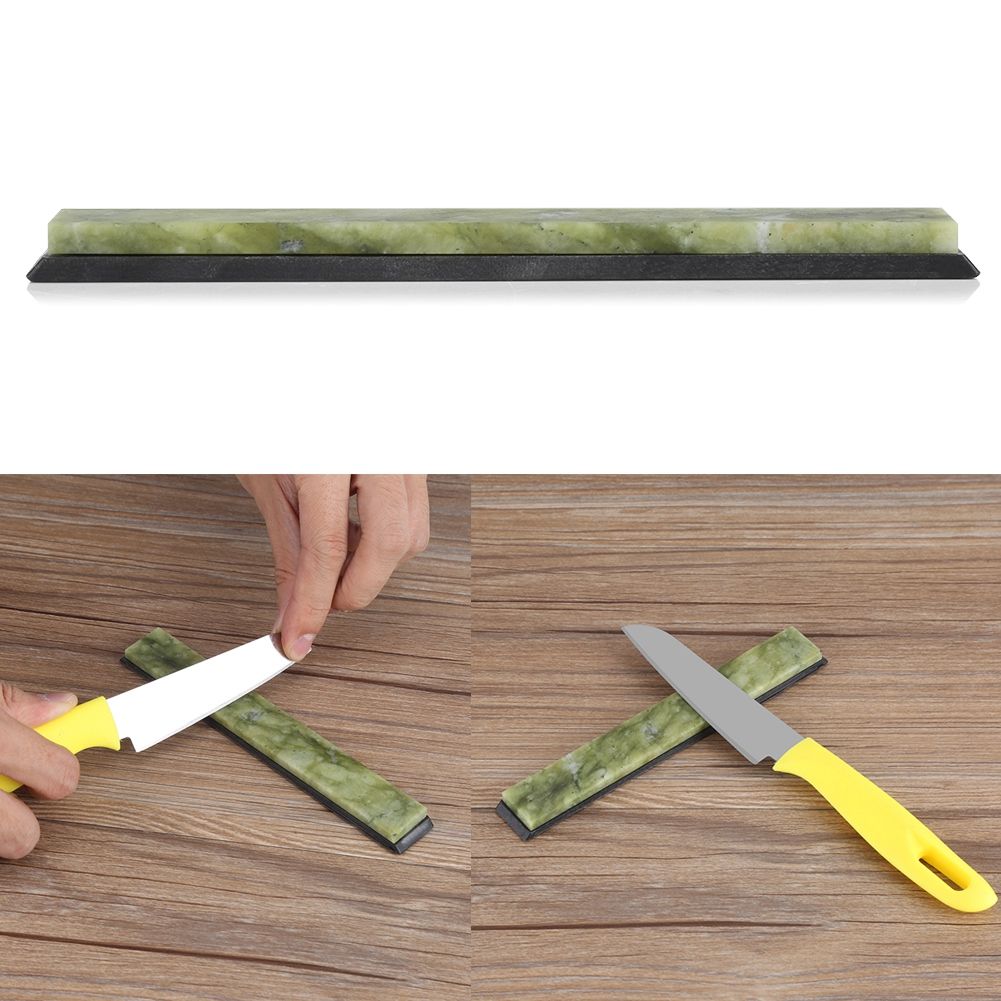 Natural Sharpening Stone Grindstone Sharpener Knife Polishing Grinding Tool Green 10000#