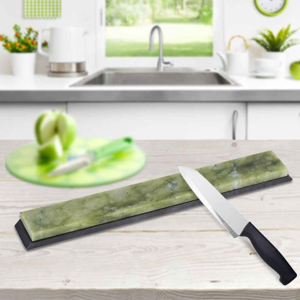 Natural Sharpening Stone Grindstone Sharpener Knife Polishing Grinding Tool Green 10000#