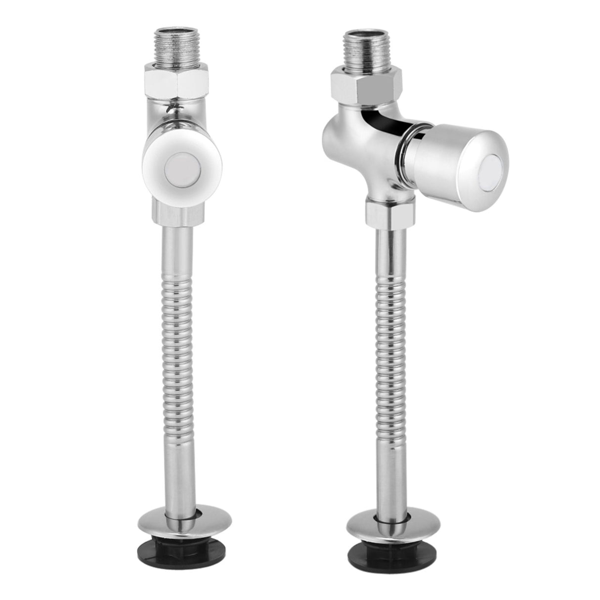 Toilet Urinal Flush Valve Button Type Manual Delay Automatic Shutoff