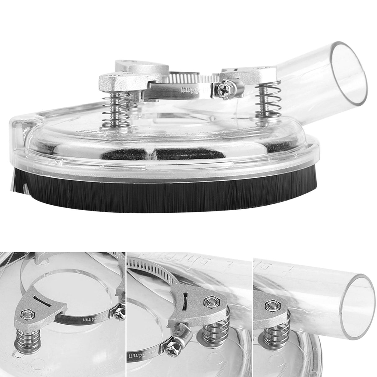 Dust Shroud Dust Cover Kit Dry Grinding for Angle Grinder Hand Grinder