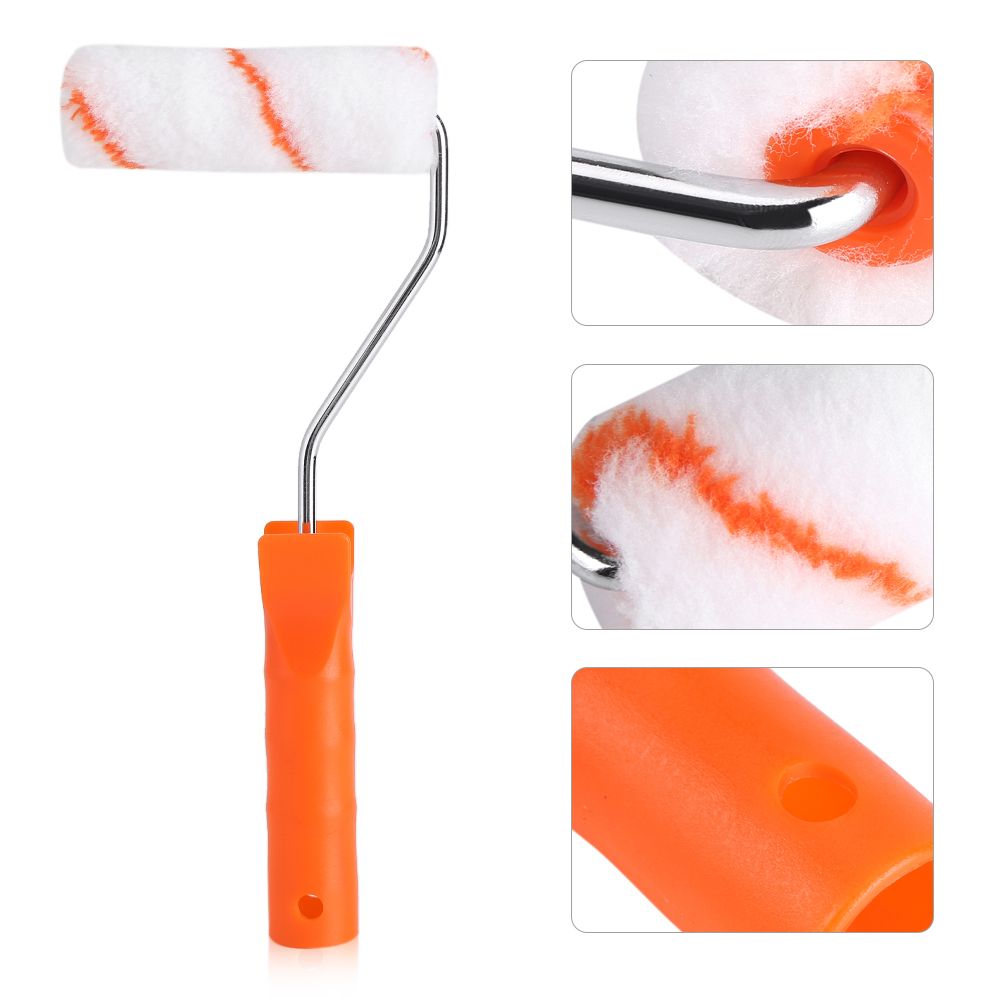 10-Piece 4 Inch Professional Home Decoration Wall Paint Roller Replacable Tools Kit