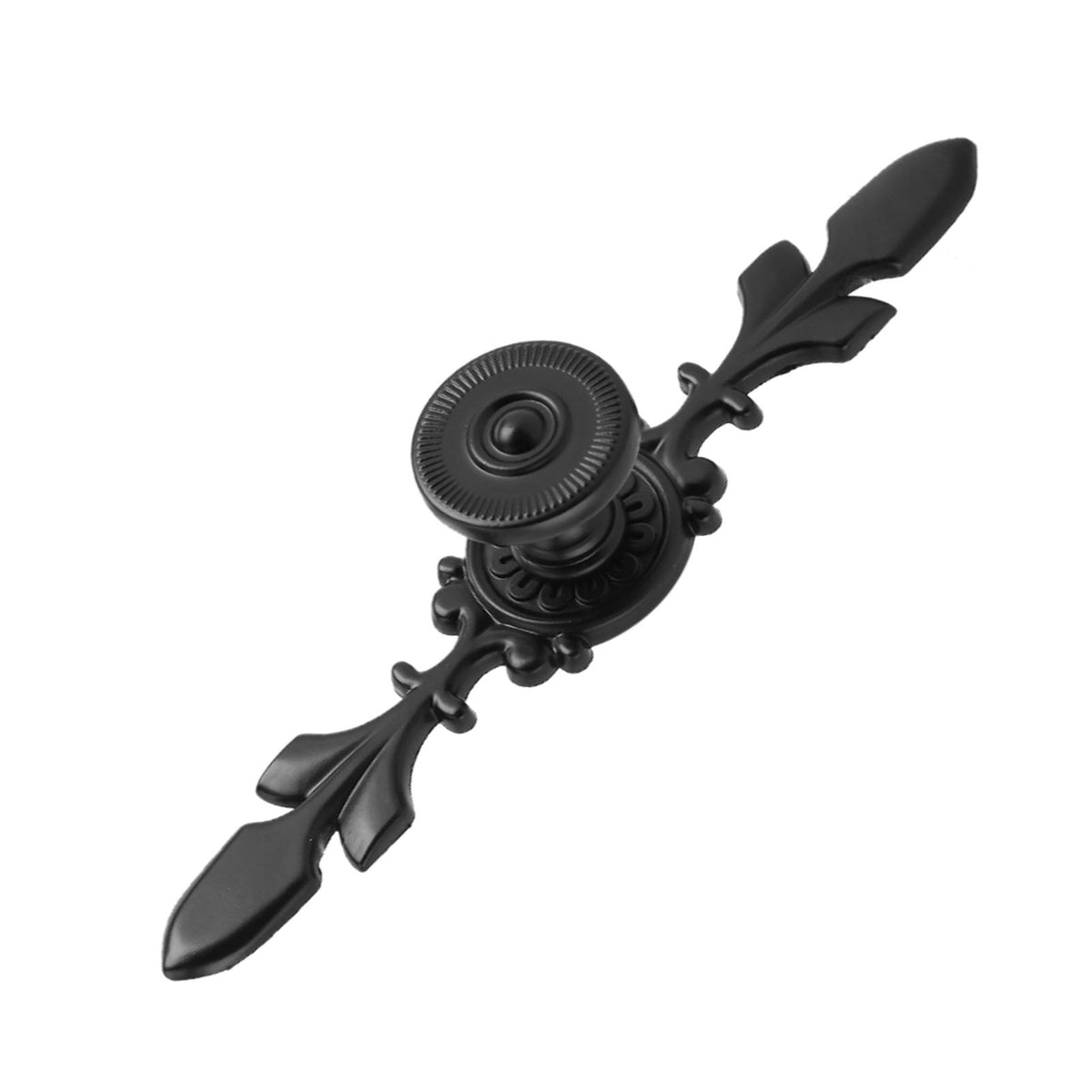 European Furniture Handle Drawer Cabinet Desk Door Knob Pull Home Decor Black
