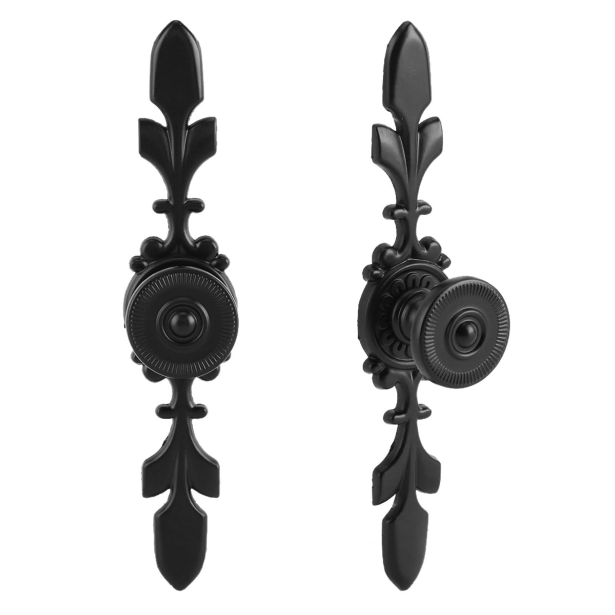 European Furniture Handle Drawer Cabinet Desk Door Knob Pull Home Decor Black