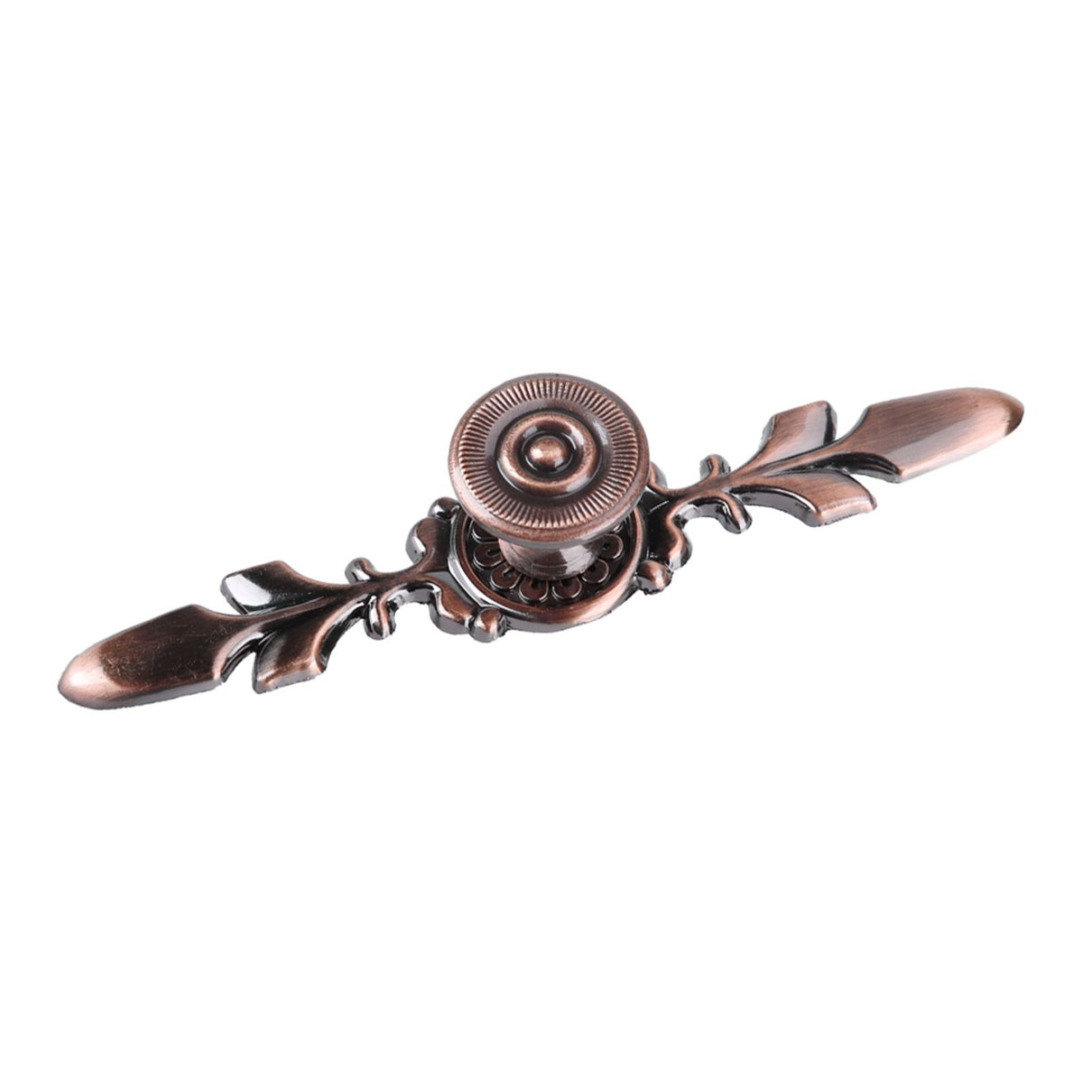 European Furniture Handle Drawer Cabinet Desk Door Knob Pull Home Decor Red Bronze