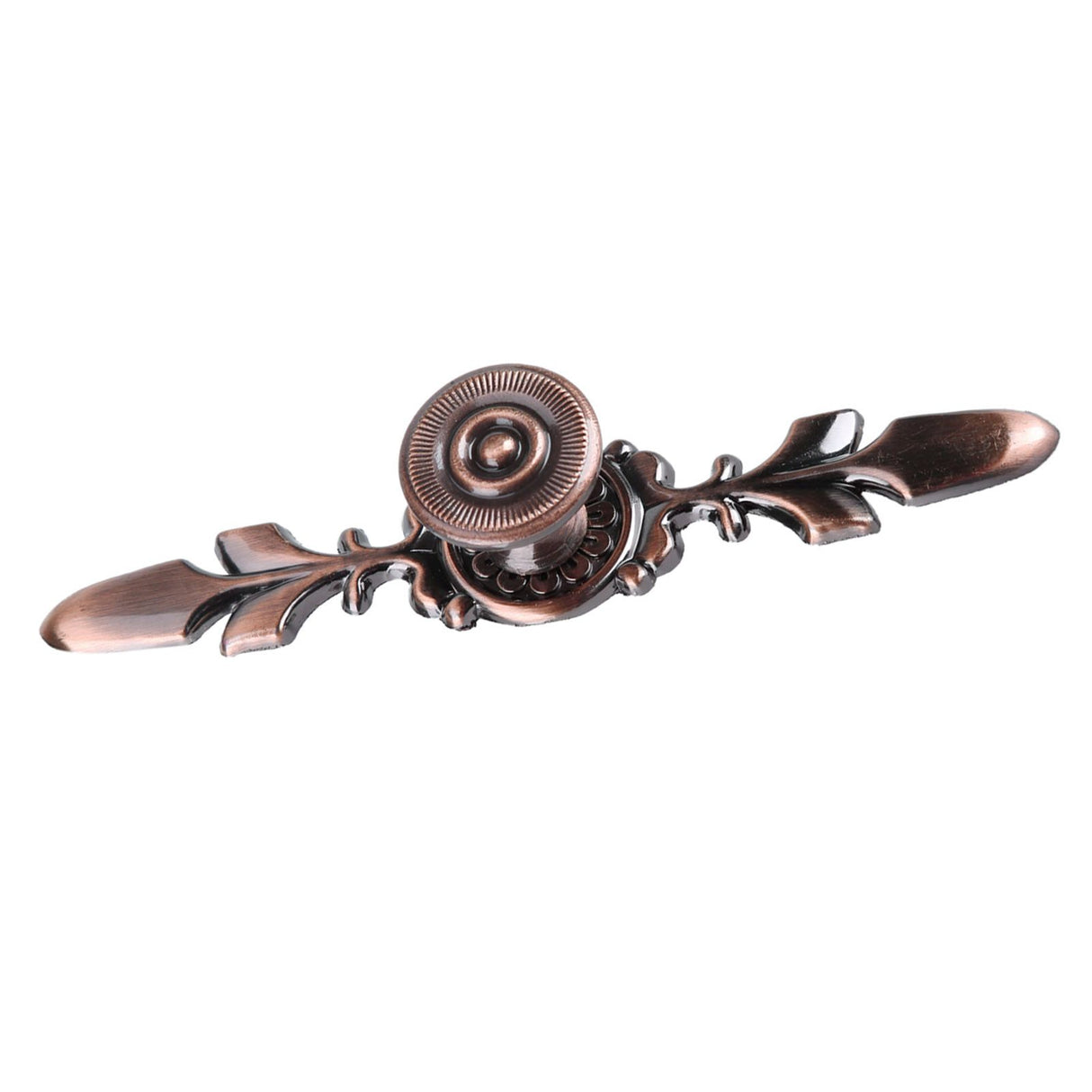 European Furniture Handle Drawer Cabinet Desk Door Knob Pull Home Decor Red Bronze