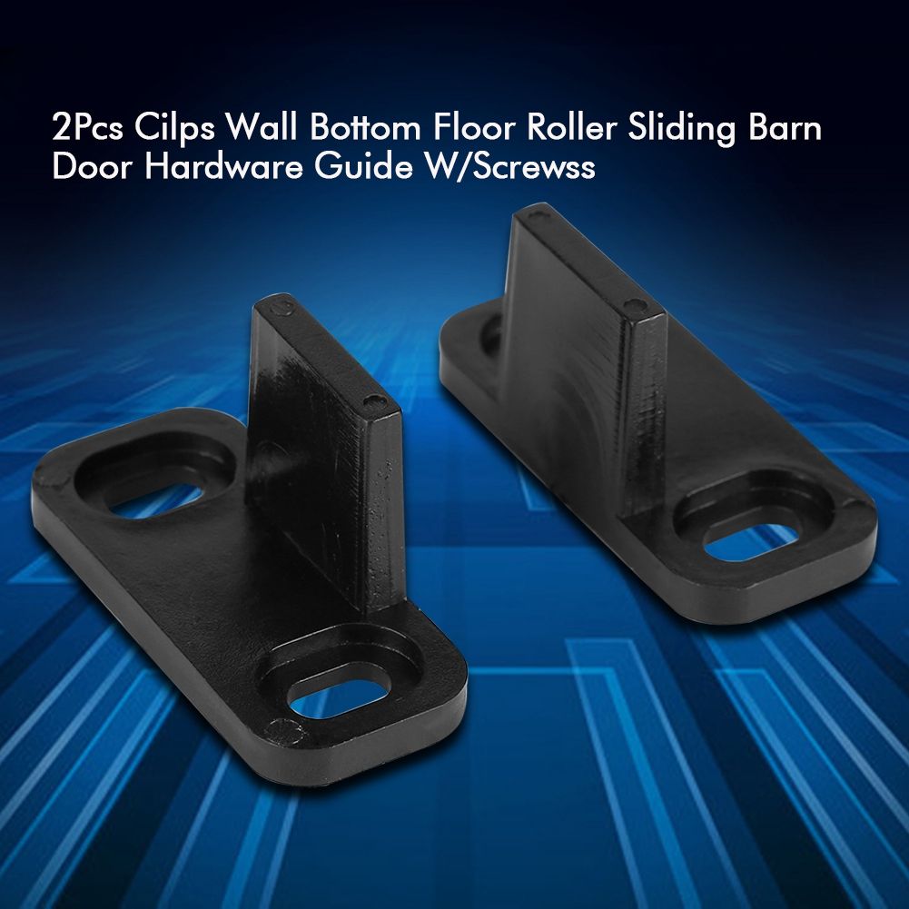 Adjustable Sliding Bottom Floor Guide Clip for Barn Door Hardware with Screws