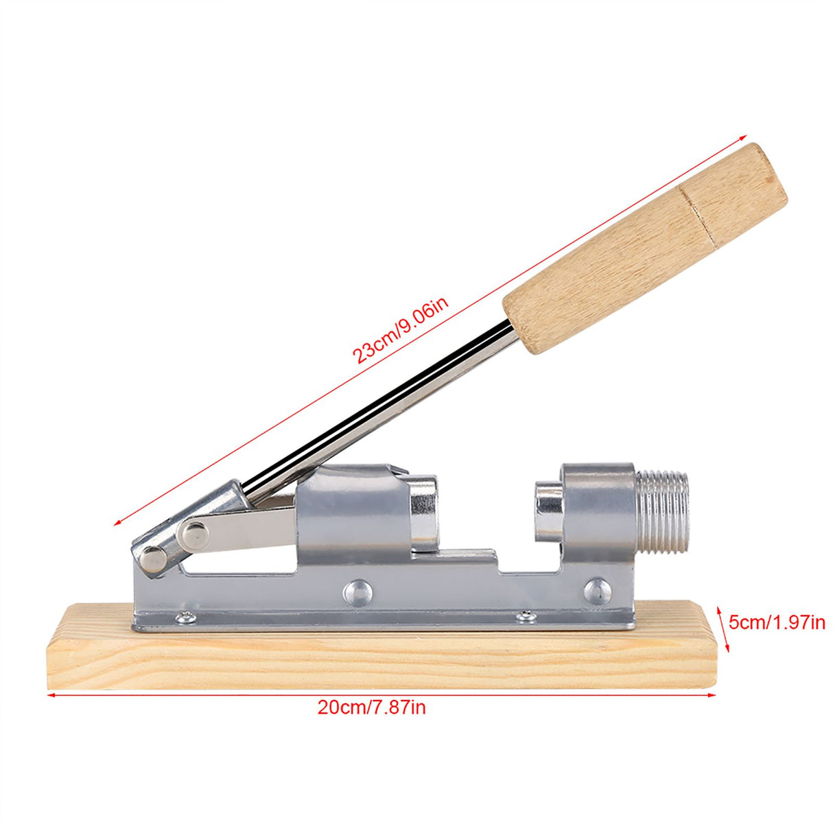 Mechanical Walnut Cracker Nut Opener Kitchen Tools Desktop Wood Base Handle
