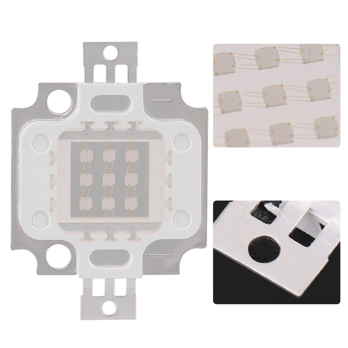 395-400Nm UV Purple LED Integrated Chips COB Ultraviolet Light Lamp Beads 10W