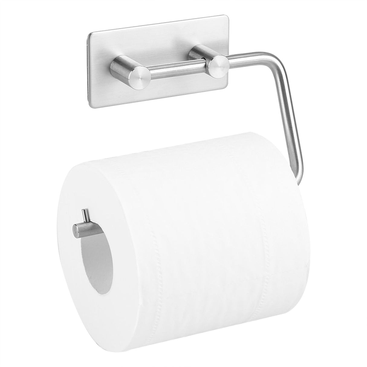 Wall Mounted Stainless Steel Roll Paper Holder Tissue Towel Rack for Bathroom Toilet