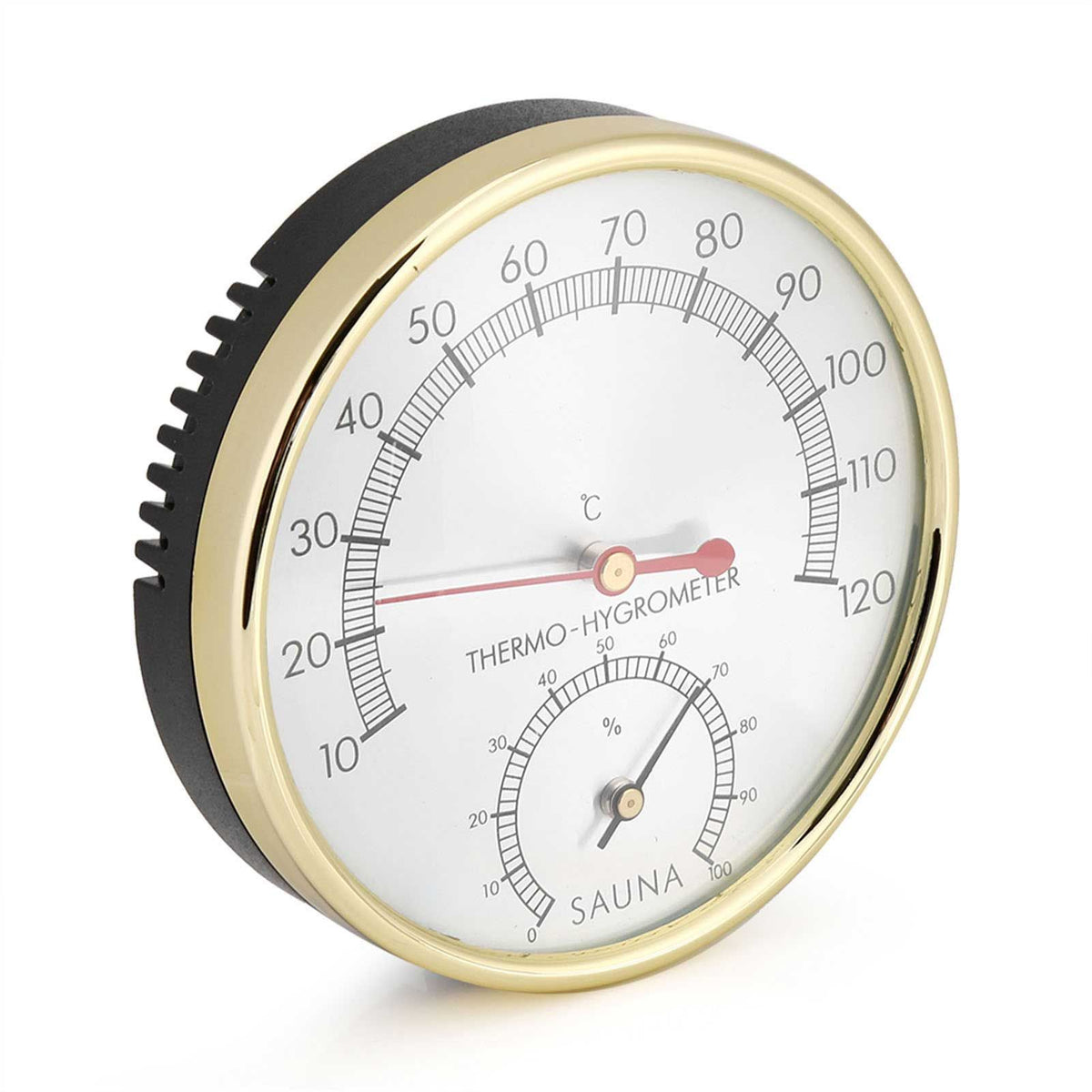 Metal Dial Indoor Thermometer Hygrometer Hygro thermometer Sauna Room Accessory