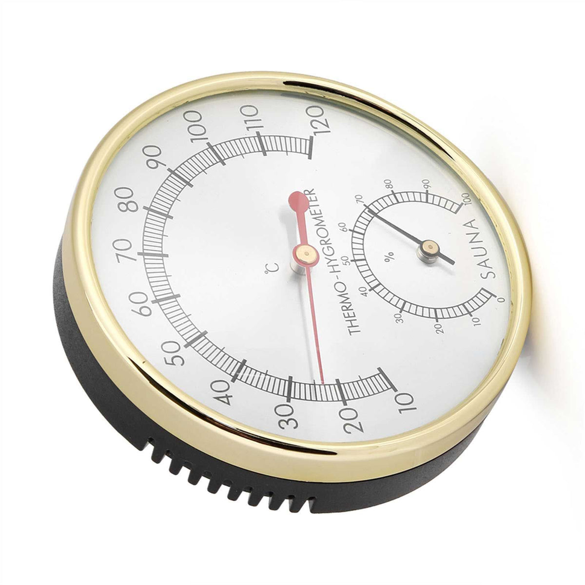 Metal Dial Indoor Thermometer Hygrometer Hygro thermometer Sauna Room Accessory