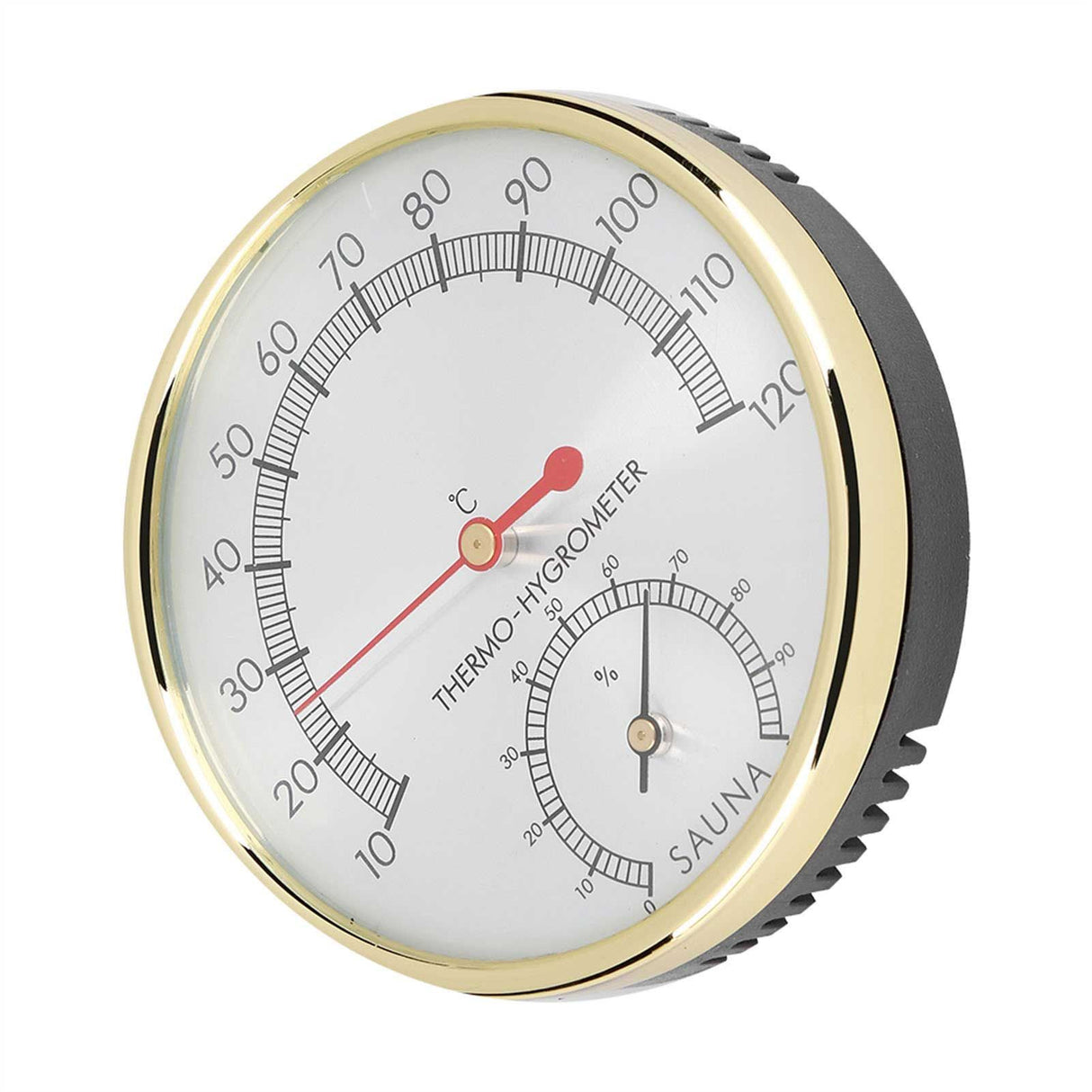 Metal Dial Indoor Thermometer Hygrometer Hygro thermometer Sauna Room Accessory
