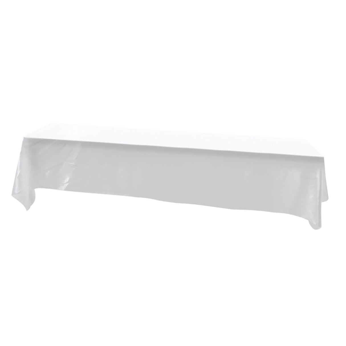 145x320cm Rectangle Tablecloth Table Cover Stain resistant Banquet Wedding Party Decor White