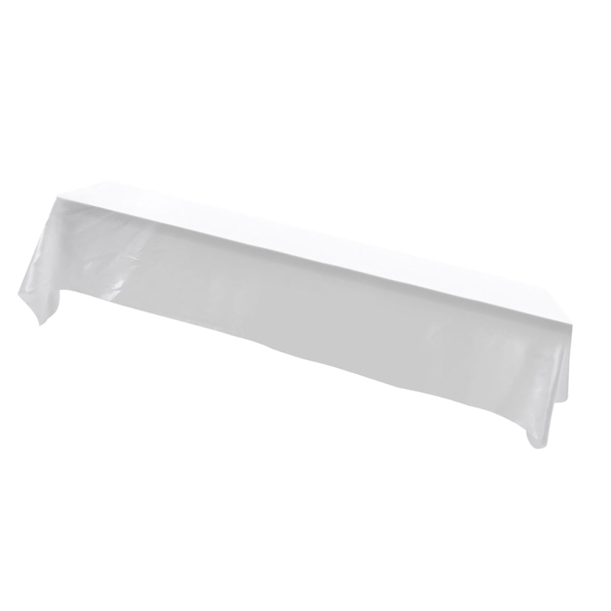 145x320cm Rectangle Tablecloth Table Cover Stain resistant Banquet Wedding Party Decor White