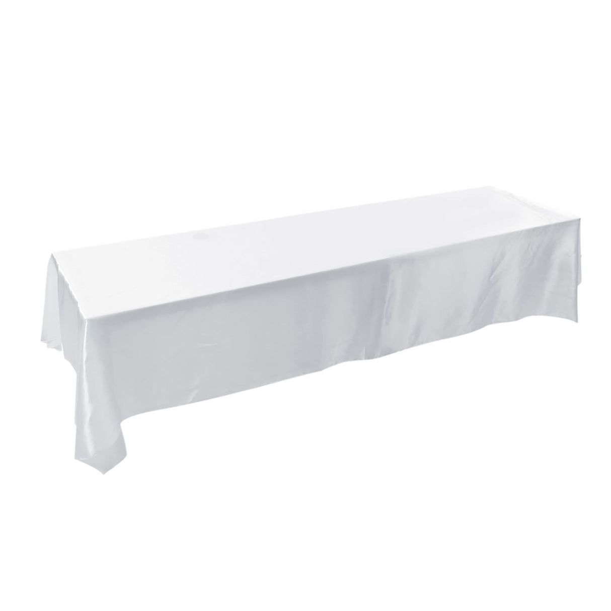 145x320cm Rectangle Tablecloth Table Cover Stain resistant Banquet Wedding Party Decor White