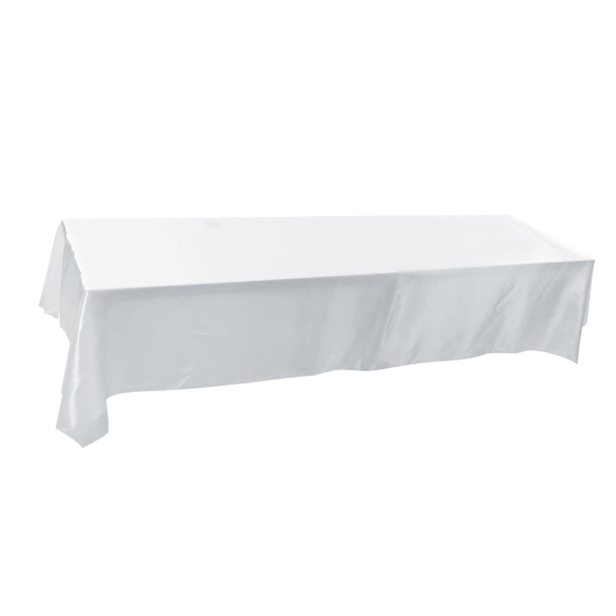 145x320cm Rectangle Tablecloth Table Cover Stain resistant Banquet Wedding Party Decor White