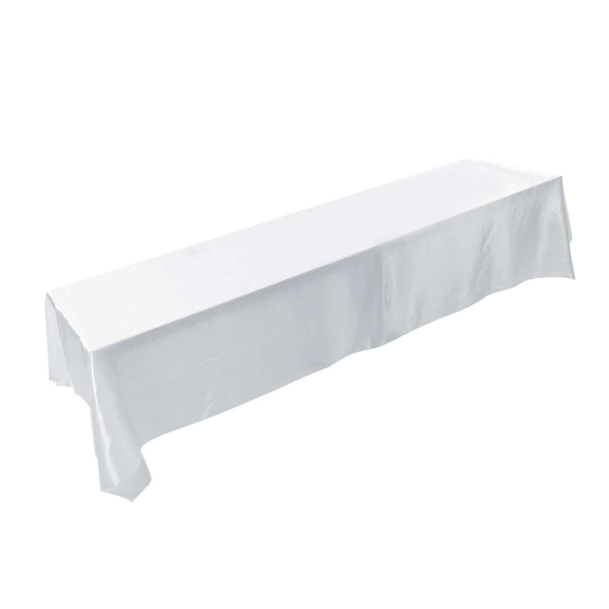 145x320cm Rectangle Tablecloth Table Cover Stain resistant Banquet Wedding Party Decor White