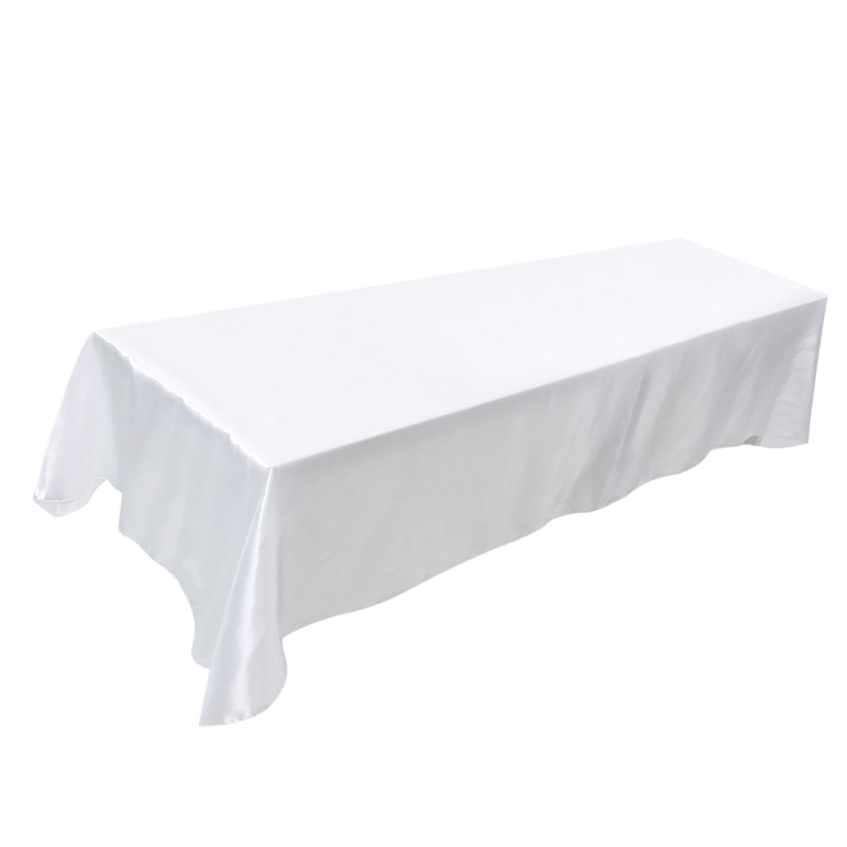 145x320cm Rectangle Tablecloth Table Cover Stain resistant Banquet Wedding Party Decor White