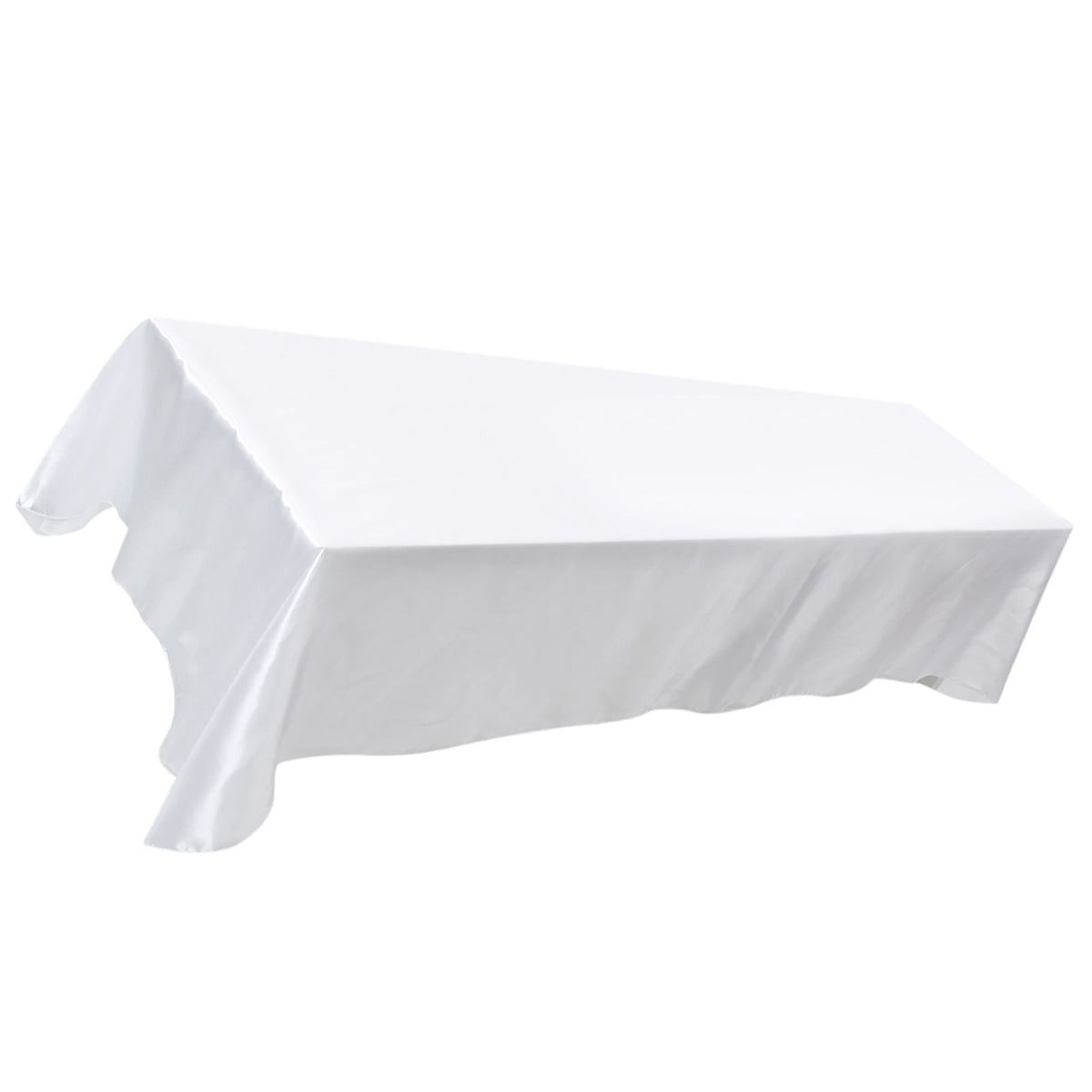 145x320cm Rectangle Tablecloth Table Cover Stain resistant Banquet Wedding Party Decor White