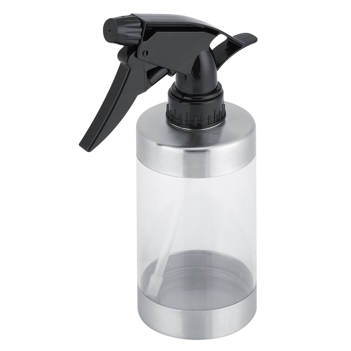 Stainless Steel&Acrylic Transparent Water Spray Bottle Trigger Sprinkle Plant Watering Can Pot