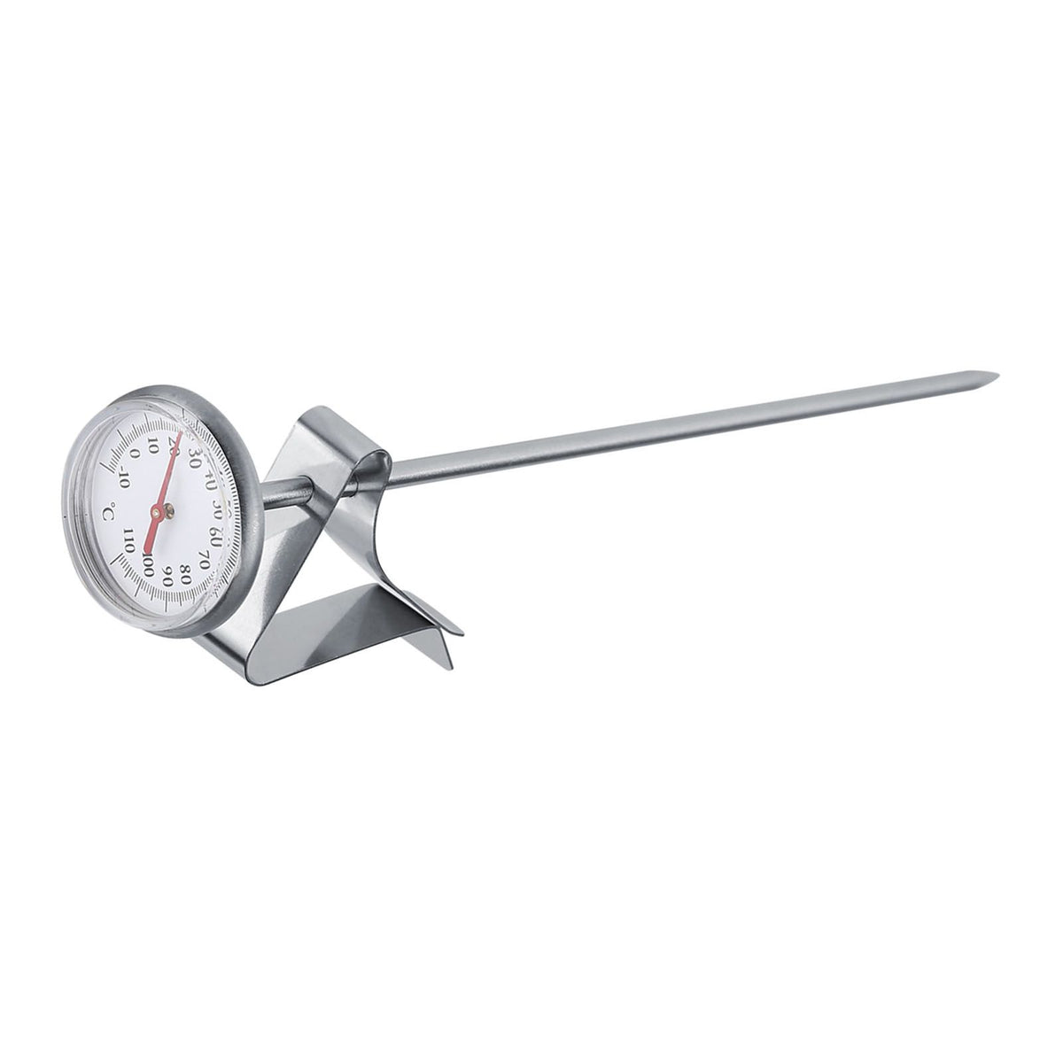 Stainless Steel Milk Thermometer -10~110℃ Easy to Clean Coffee Frothing Accessories