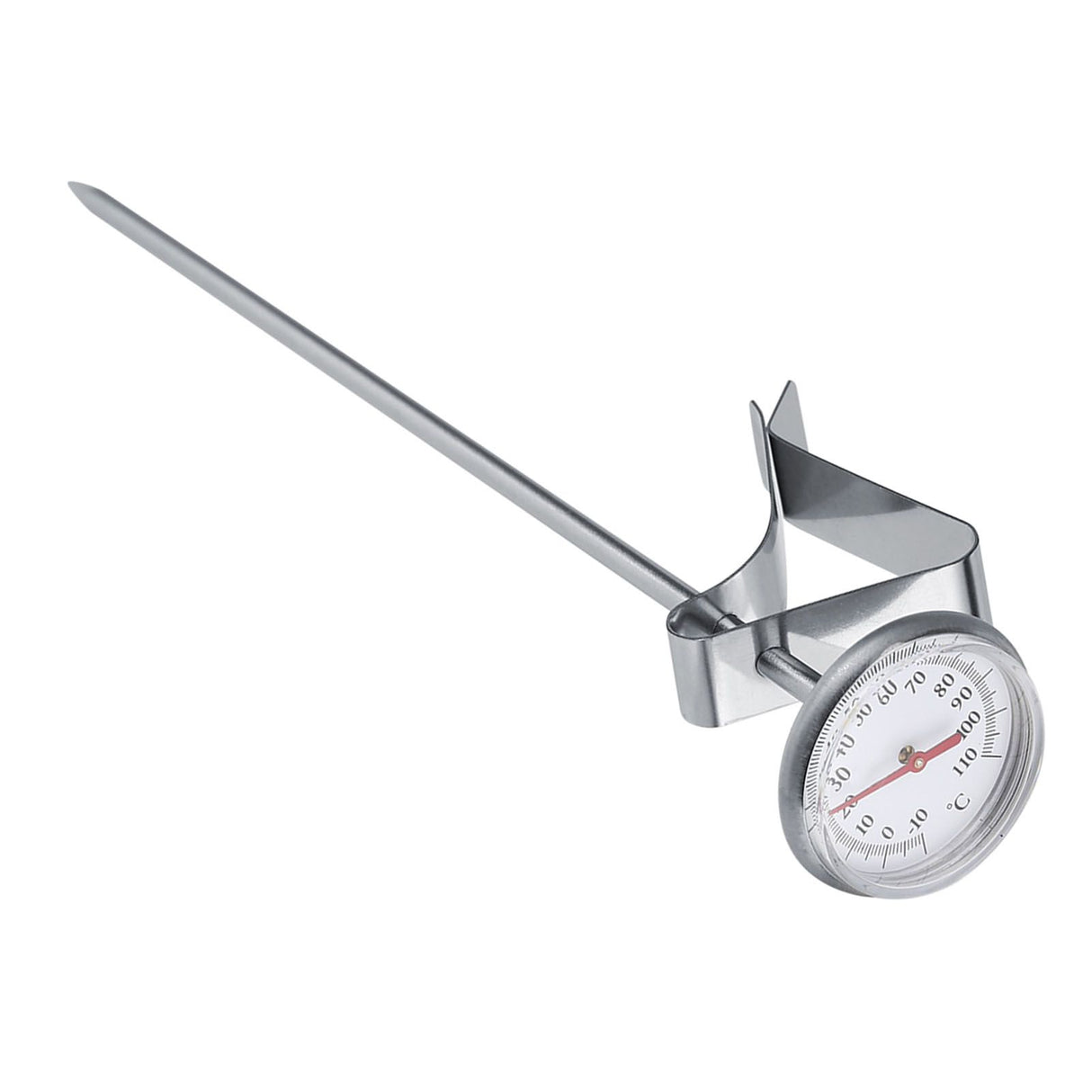 Stainless Steel Milk Thermometer -10~110℃ Easy to Clean Coffee Frothing Accessories