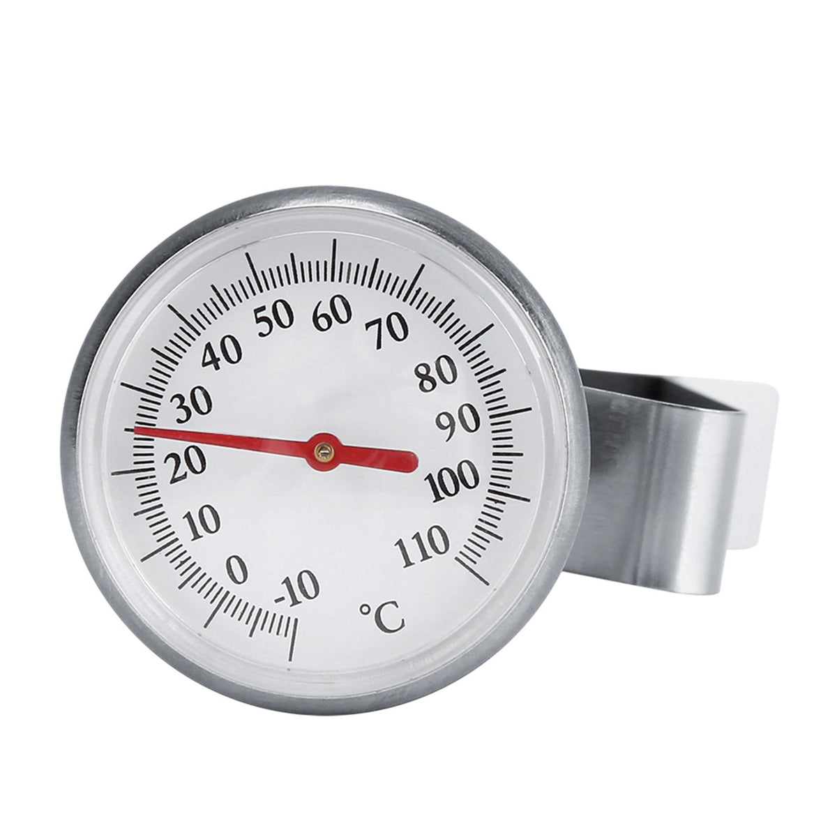 Stainless Steel Milk Thermometer -10~110℃ Easy to Clean Coffee Frothing Accessories