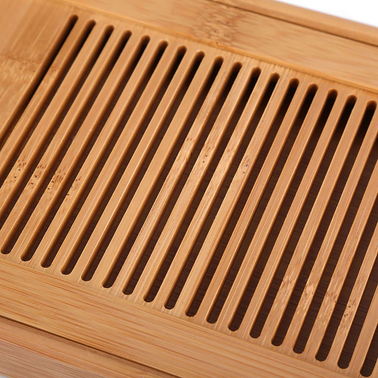 Bamboo Tea Tray Chinese Gongfu Tea Mini Serving Table for Teahouse Home Office