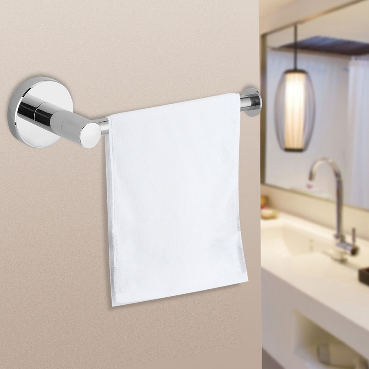 304 Stainless Steel Bathroom Paper Roll Holder Wall Mounted Rack Toilet Accessory Attachment
