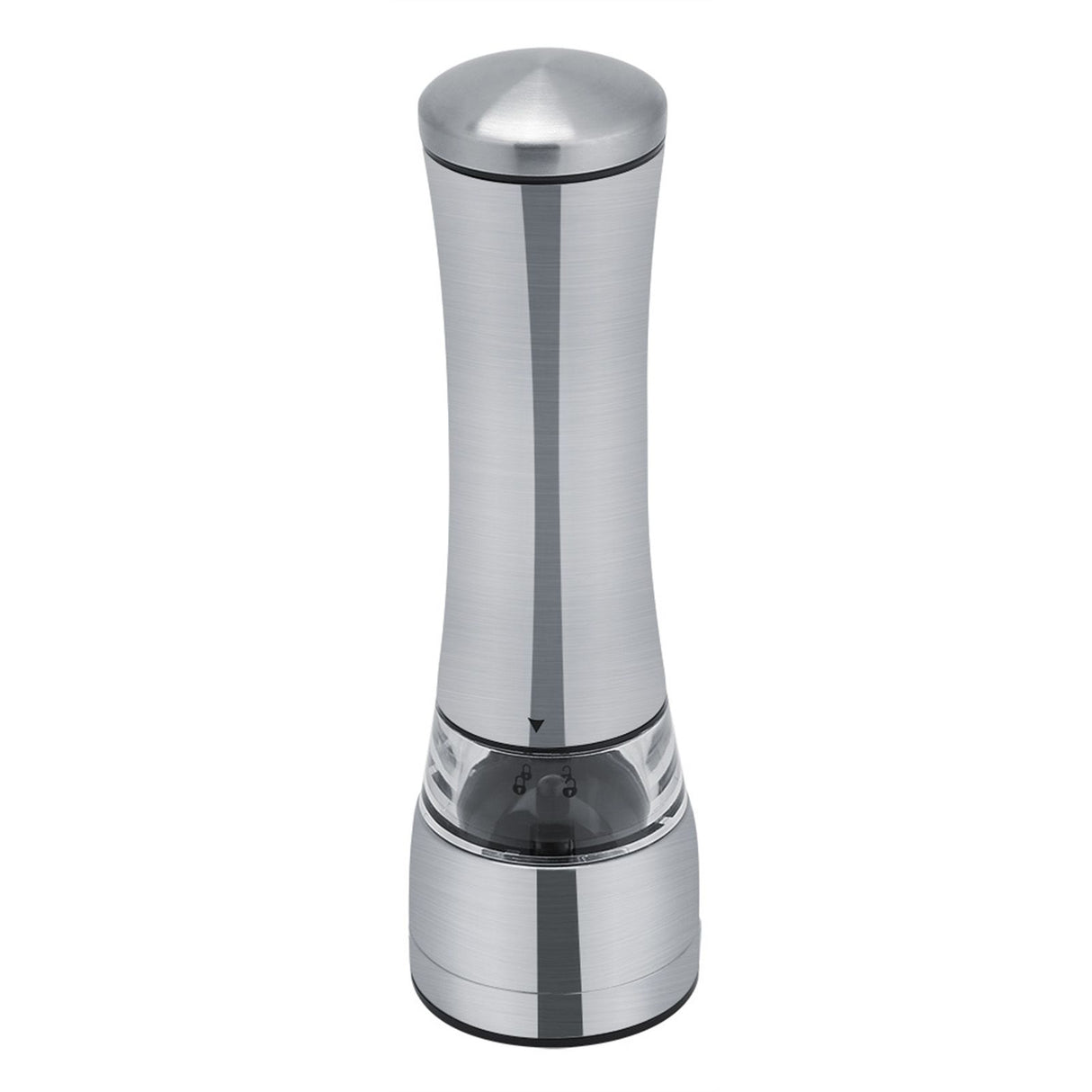 Stainless Steel & Acrylic Manual Salt & Pepper Mill Grinder Kitchen Cooking Tool