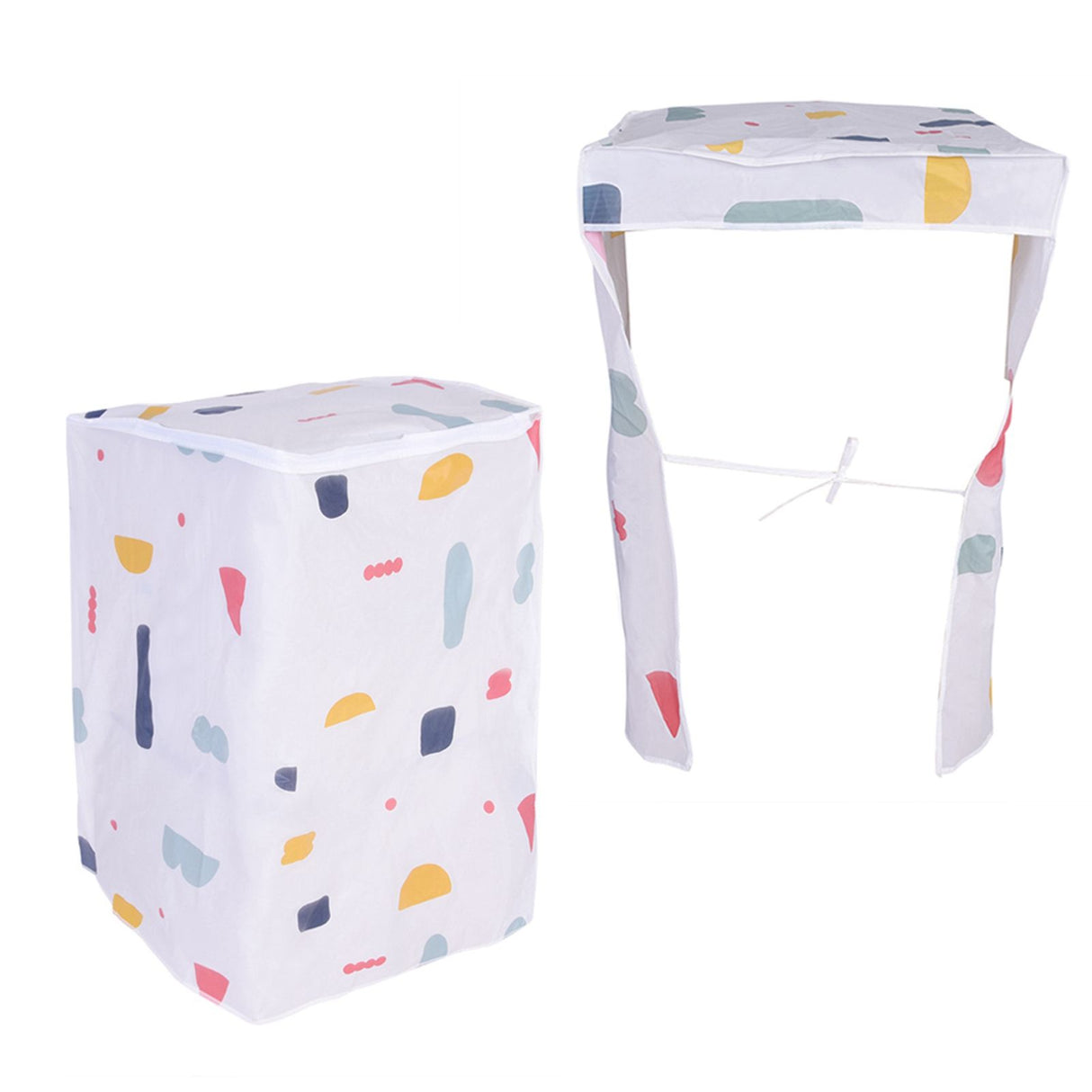 Waterproof Washing Machine Zipped Cover Dust Protection for Top Load Washer Dryer(Top Load)
