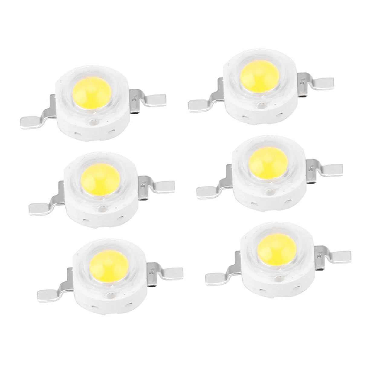 1W High Power LED Beads Light Emitting Diode Chips SMD for DIY Lighting Fixtures White