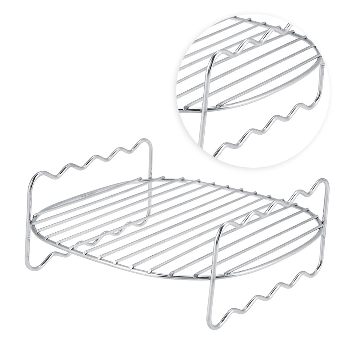 Replacement BBQ Rack Double Layer Skewers Baking Tray For Philips Air Fryer
