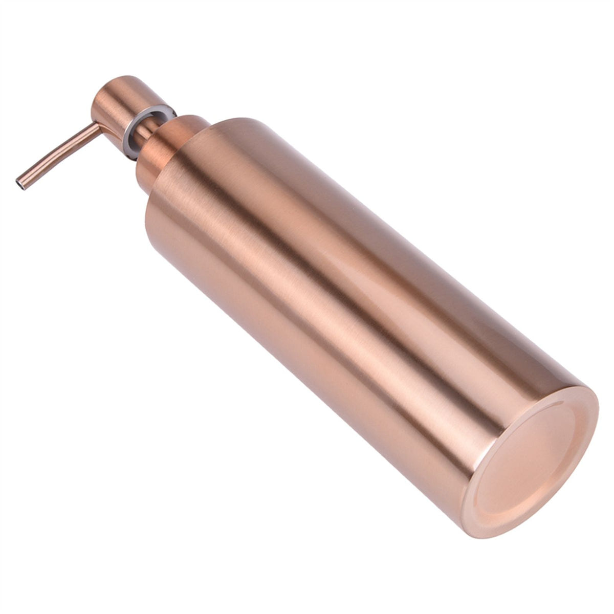 Stainless Steel Kitchen Bathroom Countertop Hand Pump Liquid Soap Dispenser Lotion Bottle 350ML