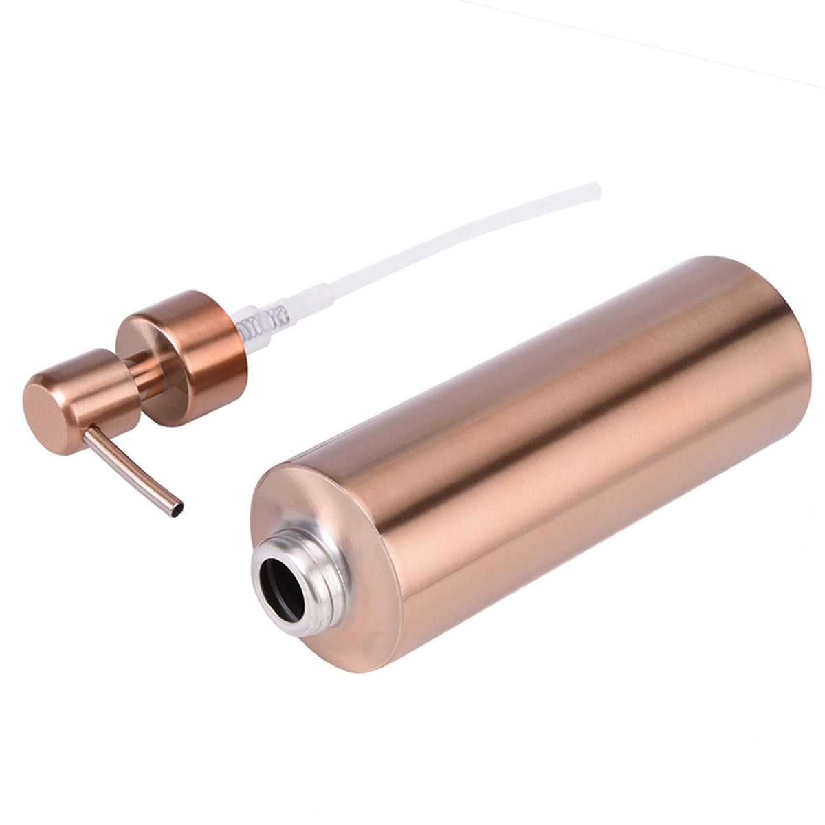 Stainless Steel Kitchen Bathroom Countertop Hand Pump Liquid Soap Dispenser Lotion Bottle 350ML