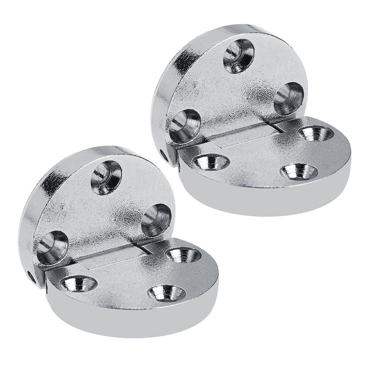 2Pcs Zinc Alloy Self Supporting Folding Table Hinges Home Flap Tables Furniture Oval Hardware