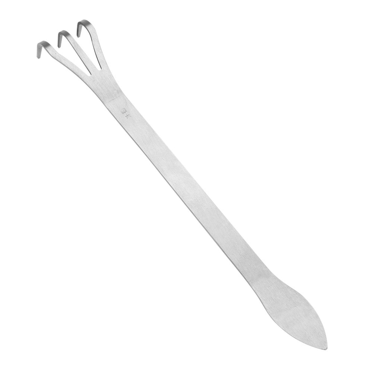Stainless Steel Root Rake 3-Prong Loosen Soil Bonsai Tree Tools with Ergonomic Handle