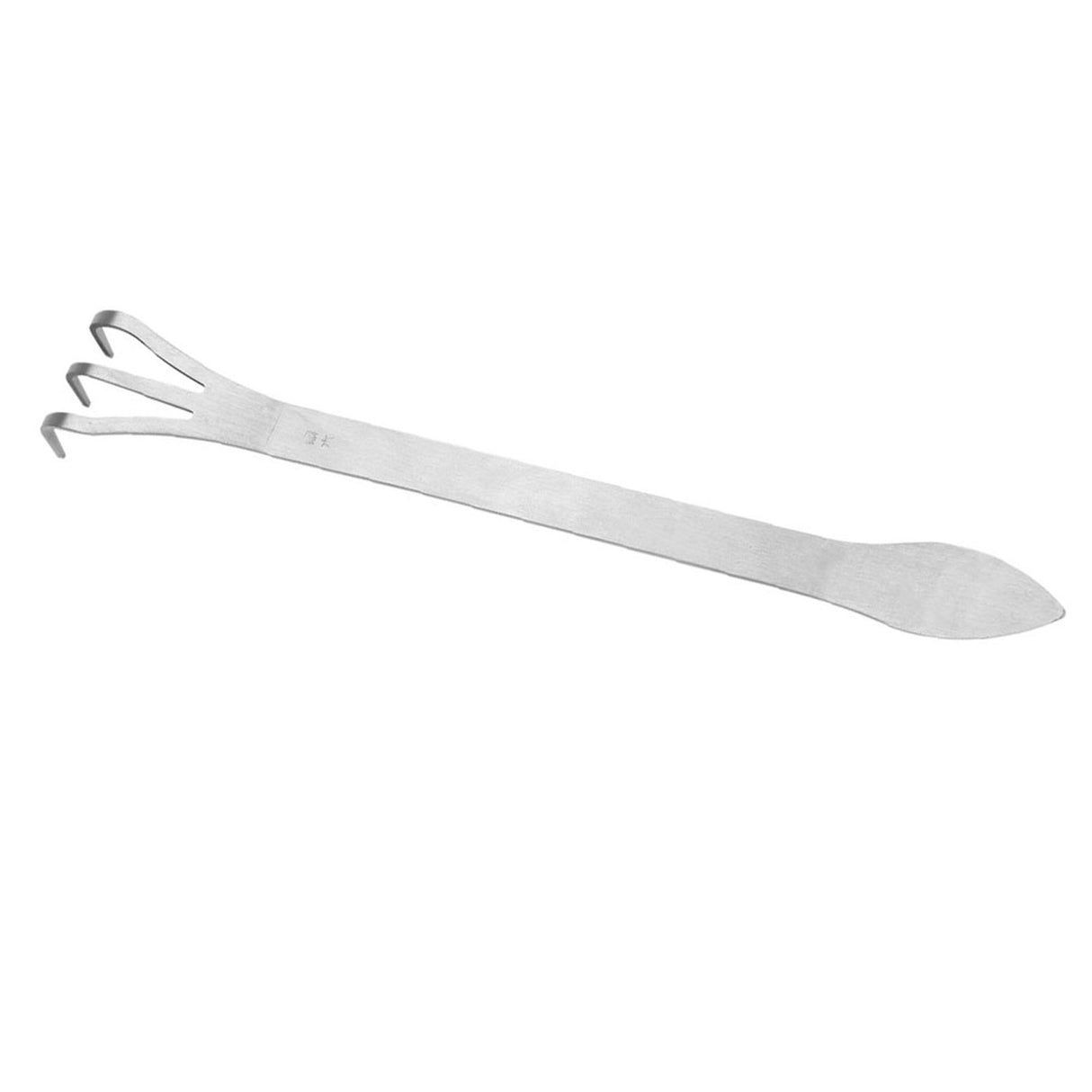 Stainless Steel Root Rake 3-Prong Loosen Soil Bonsai Tree Tools with Ergonomic Handle