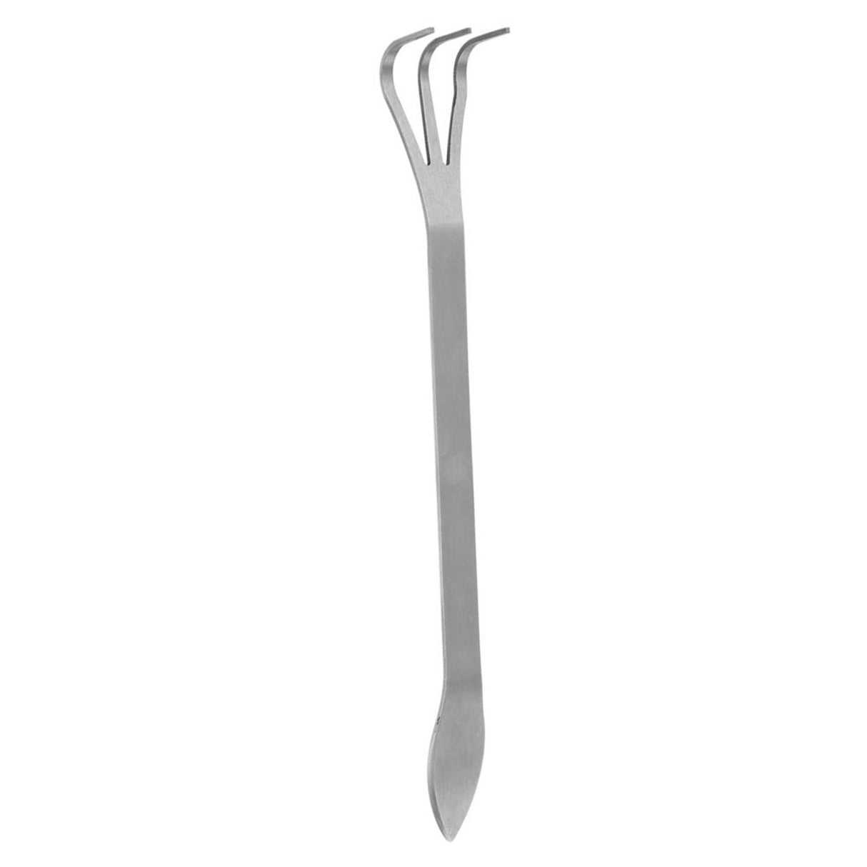 Stainless Steel Root Rake 3-Prong Loosen Soil Bonsai Tree Tools with Ergonomic Handle